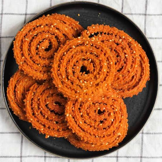 Crisp homemade chakli